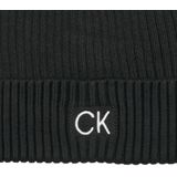 Calvin Klein Jeans  CLASSIC COTTON RIB BEANIE  mutsen  heren Zwart