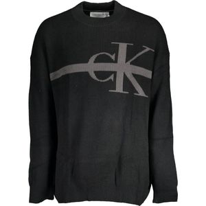 Calvin Klein, Heren, Truien, Zwart, Maat: M Katoen,