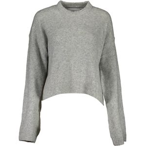 Calvin Klein - Grijze Trui - Dames - Lange Mouwen