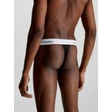 Calvin Klein Thong 3pk 000nb3226a strings heren (1 stuk), zwart, zwart, XL