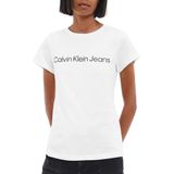 Calvin Klein Jeans T-Shirt »CORE INSTIT LOGO SLIM FIT TEE«, mit CK-Logoschriftzug