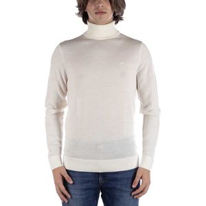 Calvin Klein Superior Wol Schildpad Crème Trui