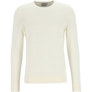 Calvin Klein - Pullover - Roomwit - 100% Merinowol