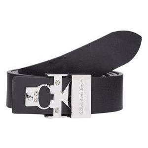 Calvin Klein Jeans Monogram Riem Leer black 95 cm