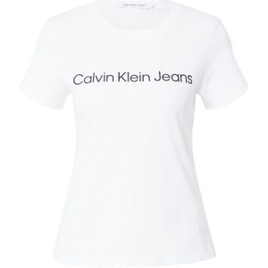 Calvin Klein - Core Institutional Logo T-shirt - Korte Mouwen - Zwart - Katoen