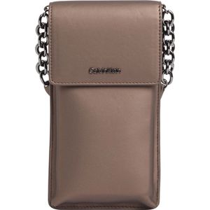 Calvin Klein - Must phone pouch rubberized - dames - deep taupe