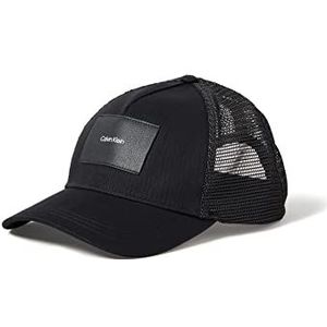 Calvin Klein Heren Ck Patch Trucker Cap, zwart., one size
