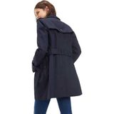 Tommy Hilfiger Trenchcoat Dames - Nachtblauw - Heritage Design