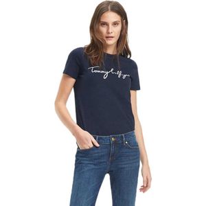 TOMMY HILFIGER - T-shirt - Blauw - Katoen