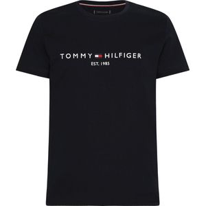 Tommy Hilfiger - T-shirt - Donkerblauw - Katoen