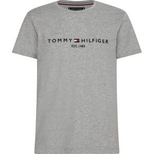 Tommy Hilfiger - Logo T-shirt Grijs - Heren - Modern-fit