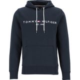 Tommy Hilfiger - Hoodie - Flex Fleece - Contrasterend Trekkoord - Logo