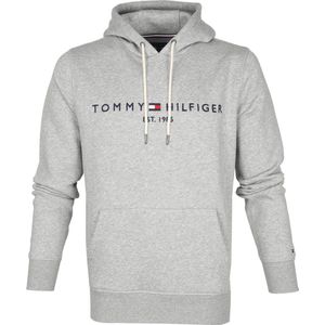 Tommy Hilfiger - Hoodie Core Grijs - Heren - Regular-fit