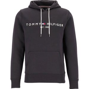 Tommy Hilfiger - Hoodie - Flex Fleece - Contrasterend Trekkoord - Logo