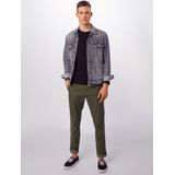 Tommy Hilfiger - STRETCH SLIM FIT LONG SLEEVE TEE - T-shirt - Marine