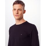 Tommy Hilfiger - STRETCH SLIM FIT LONG SLEEVE TEE - T-shirt - Marine