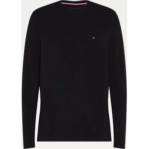 Tommy Hilfiger - STRETCH SLIM FIT LONG SLEEVE TEE - T-shirt - Marine