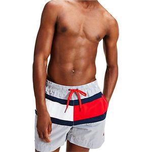 Tommy Jeans - Trekkoord Zwemshorts - Grijs - Heren