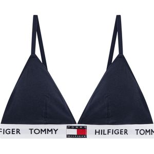 Tommy Hilfiger - Driehoekige Beha - Donkerblauw - 91% Katoen 9% Elastaan