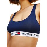 Tommy Hilfiger - Bralette - Donkerblauw - Katoen - Sportief Design