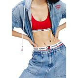 Tommy Hilfiger - Tommy 85 - Bralette - Rood - Katoen Ongevoerd