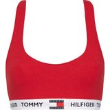 Tommy Hilfiger - Tommy 85 - Bralette - Rood - Katoen Ongevoerd