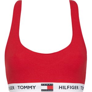 Tommy Hilfiger - Tommy 85 - Bralette - Rood - Katoen Ongevoerd