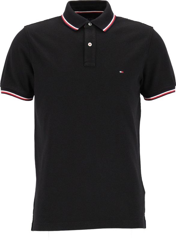 Tommy Hilfiger - Tipped Slim Polo - Poloshirt - Desert Sky - Katoen