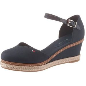 Tommy Hilfiger  BASIC CLOSED TOE MID WEDGE  sandalen  dames Blauw