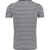 Tommy Hilfiger - T-shirt Stretch Gestreept Donkerblauw - Modern-fit