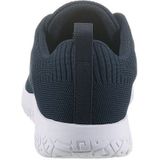 Tommy Hilfiger Corporate Knit Rib Runner sneakers voor heren, wit, 42, blauw, Desert Sky, 40 EU