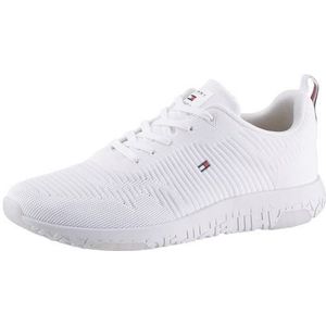 Tommy Hilfiger Signature Knitted Trainers Wit EU 42 Man