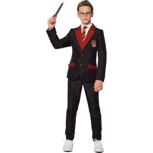 Suitmeister Harry Potter Gryffindor™ - Jongens Pak - Tovenaars Kostuum - Halloween - Zwart - Maat S