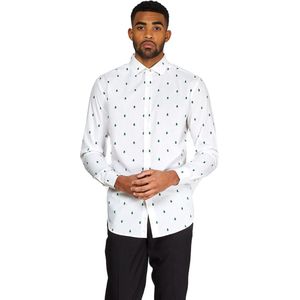 OppoSuits - Kerstoverhemd - Groen - 100% Katoen