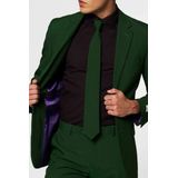 OppoSuits Glorious Green - Mannen Kostuum - Donkergroen - Maat 54