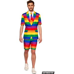 Suitmeister SUMMER Rainbow - Heren Zomer Pak - Zomers Pride - Gekleurd - Maat XL