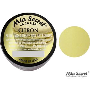 Pastel Macarons Acrylpoeder Citron