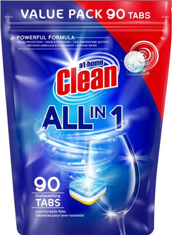 At Home Vaatwastabletten All-in-1 90 stuks