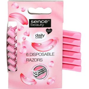 Scheermesjes - 6 Stuks - Roestvrijstaal - Comfortabele Grip