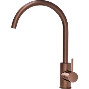 Hotbath - Cobber - Keukenmengkraan - Draaibare Uitloop - Geborsteld Koper PVD