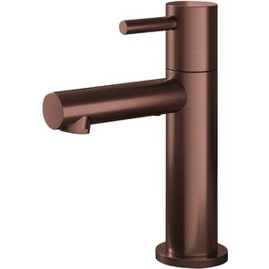 Fonteinkraan Hotbath Dude 1-hendel Recht 14.8 cm Rond Geborsteld Koper PVD