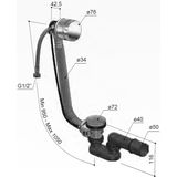 Hotbath - Cobber - Badoverloop - Geborsteld Messing - PVD
