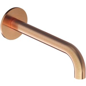 Hotbath Cobber CB7098 Uitloop 23cm - Geborsteld Koper - Messing - Kranen - Badkranen - Baduitlopen - 8719874203449