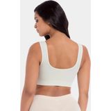 MAGIC Bodyfashion niet-voorgevormde bh top Comfort Bra Bamboo donkerbeige