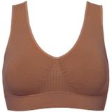 MAGIC Bodyfashion niet-voorgevormde bh top Comfort Bra Bamboo donkerbeige