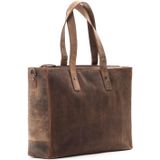 Plevier Hopper shopper 15.6 inch bruin.