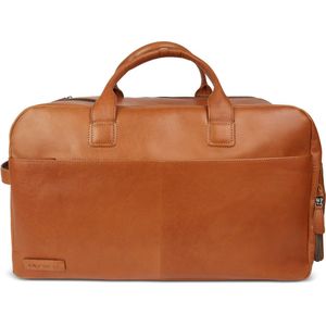 Plevier Breccia Weekender reistas Leer 54 cm cognac