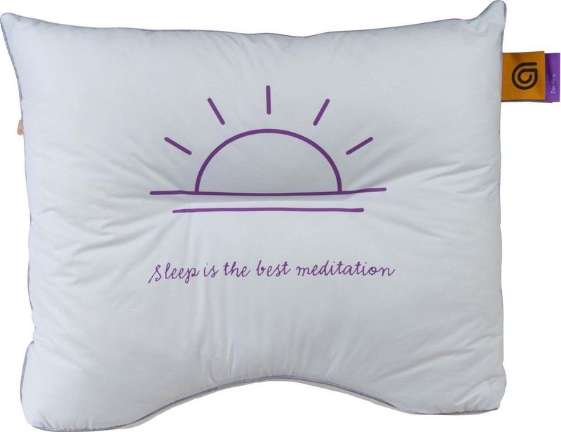 Gilder - ZEN Hoofdkussen - Firm - Wit - Katoen