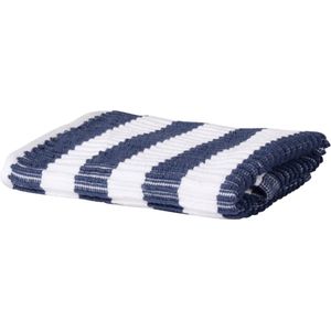 Livello Vaatdoek 100% Katoen Wit-blauw 32x32 (12 stuks)