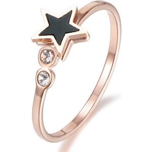 Cilla Jewels - Star - Damesring - Roségoud Verguld - Edelstaal - Zirkonia